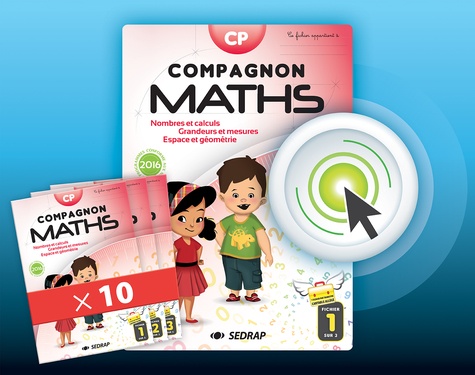  SEDRAP - Maths CP - Lot de 10 manuels.