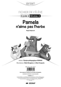  SEDRAP - Pamela n'aime pas l'herbe - Fichier de l'élève Cycle 2 niveau 2.