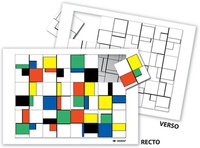 Serge Boëche - Puzzle à la manière de Mondrian.