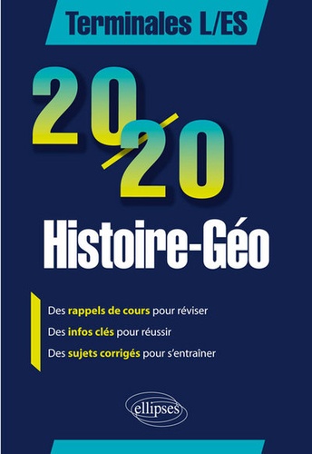 20/20 en histoire-géographie Tles L et ES - Occasion