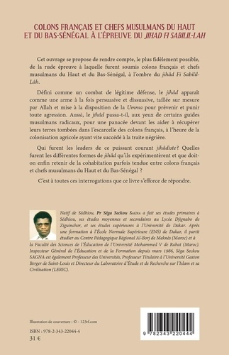Colons français et chefs musulmans du Haut et du Bas-Sénégal à l'épreuve du jihâd Fi Sabilil-Lâh