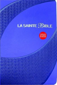 La Sainte Bible Segond 1910 - Violet, similicuir, souple, onglets, Paroles de Jésus en rouge