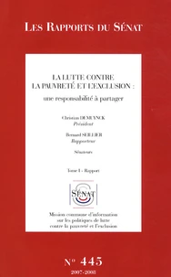 La lutte contre la pauvreté et l'exclusion : une responsabilité à partager