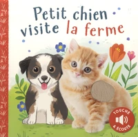 Petit chien visite la ferme