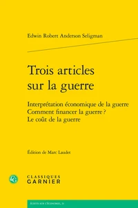 Trois articles sur la guerre