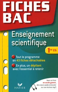 Enseignement scientifique 1e ES