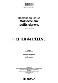 Massacre aux petits oignons, Michel Piquemal