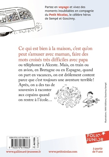 Histoires inédites du Petit Nicolas Tome 2 Le Petit Nicolas en voyage