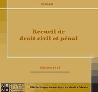 Sénégal Sénégal - Sénégal - Droit civil et pénal.
