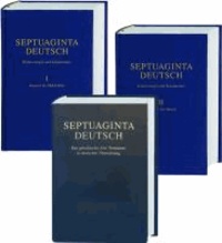 Septuaginta Deutsch - Studienpaket - Septuaginta Deutsch + Erläuterungen und Kommentare Band 1 und 2.