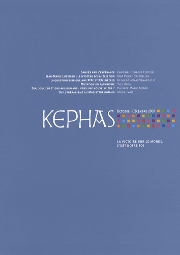 Georges Cottier - Kephas N° 24, Octobre-décem : .