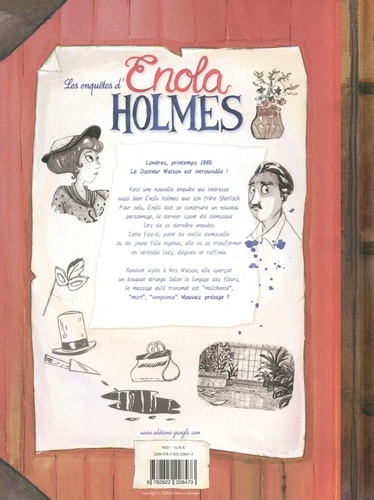 Les enquêtes d'Enola Holmes Tome 3 Le mystère des pavots blancs. Inclus : un herbier -  -  Edition collector