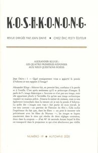 Alexander Kluge : les quatre premières réponses aux neufs questions posées