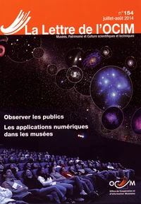 Observer les publics ; Les applications numériques dans les musées
