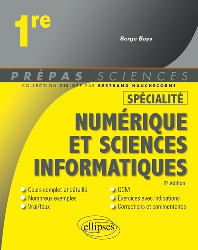 Spécialité Numérique et sciences informatiques 1re 2e édition