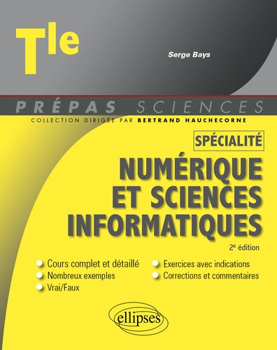 Spécialité Numérique et sciences informatiques - Terminale 2e édition