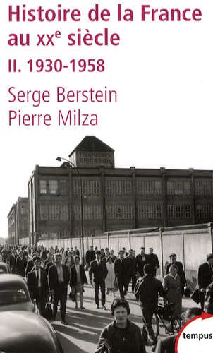 Histoire De La France Au Xxe Siecle Tome 2 De Serge Berstein Poche Livre Decitre