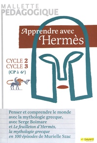 Serge Boimare - Apprendre avec Hermès cycles 2 et 3 (CP à 6e) - Mallette pédagogique contenant : un guide pédagogique, un bloc de 100 fiches pédagogiques, un jeu de 64 cartes, deux posters + 33 étiquettes autocollantes. 1 DVD