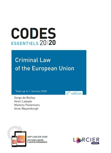 Criminal Law of the European Union 4th edition
