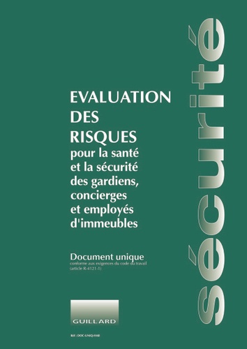 Serge Guillard - Document unique d'évaluation des risques pour immeuble d'habitation (copropriété, HLM).