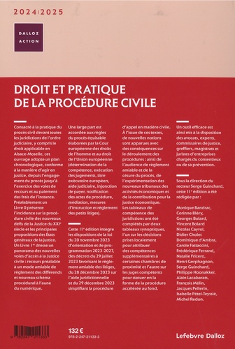 Droit et pratique de la procédure civile. Droit interne et européen  Edition 2024-2025