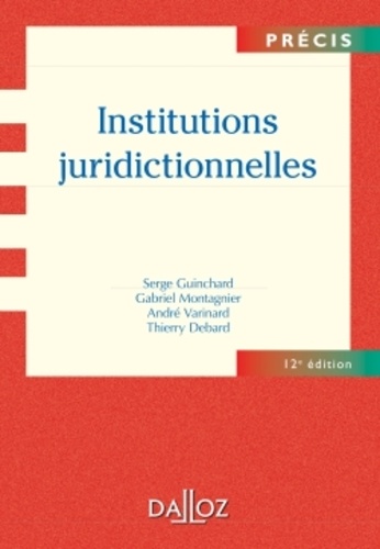 Institutions juridictionnelles 2013 12e édition