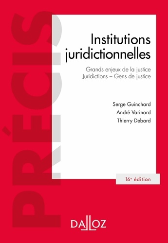 Institutions juridictionnelles 16e édition