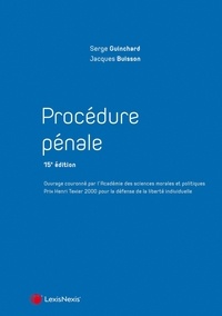 Téléchargez des livres gratuits en ligne pour ipad Procédure pénale (Litterature Francaise) par Serge Guinchard, Jacques Buisson