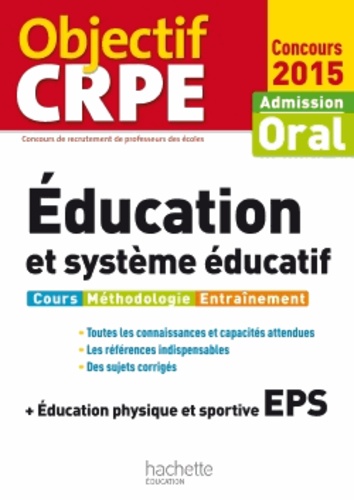 Serge Herreman et Patrick Ghrenassia - Education et système éducatif + éducation physique et sportive - Oral admission.