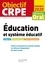 Education et système éducatif. Admission oral  Edition 2020