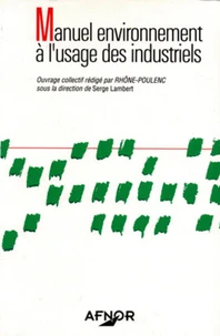 Manuel environnement à l'usage des industriels