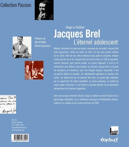 Jacques Brel. L'éternel adolescent