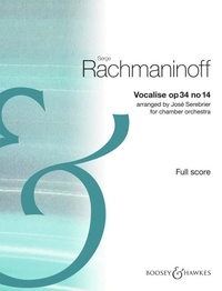 Serge Rachmaninoff - Vocalise - op. 34/14. Chamber Orchestra. Partition..