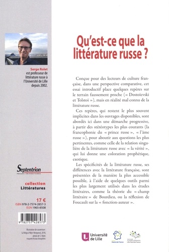 Qu'est-ce que la littérature russe ?. Introduction à la lecture des classiques (XIXe-XXe siècles)