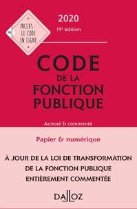 Serge Salon et Jean-Charles Savignac - Code de la fonction publique - Annoté & commenté.