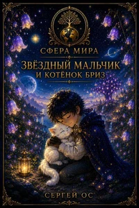 Звездный мальчик и котёнок Бриз