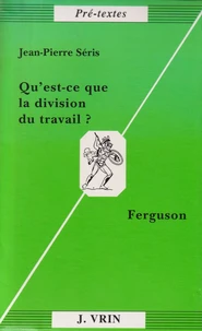 Qu'est-ce que la division du travail ?