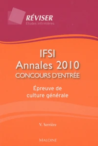 IFSI : annales 2010 concours d'entrée