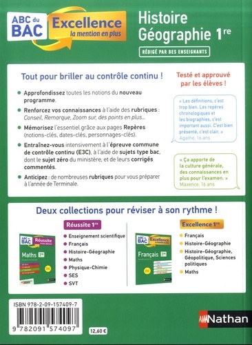 Histoire-geographie 1re  Edition 2019