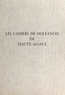  Service Éducatif des Archives et Yves Tyl - Les cahiers de doléances de Haute-Alsace - Textes et documents.