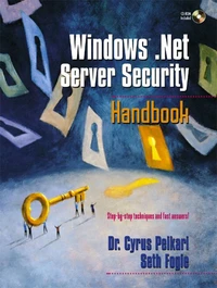 Windows .Net Server Security Handbook. Cd-Rom Included