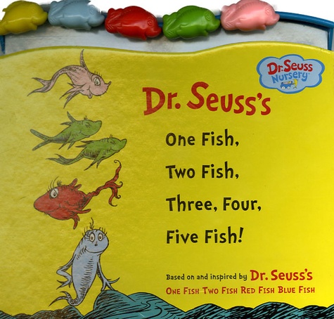  Seuss - Dr. Seuss's One Fish, Two Fish, Three, Four, Five Fish ! - Edition en langue anglaise.