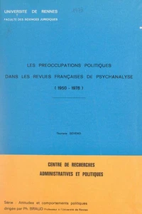 Les préoccupations politiques dans les revues françaises de psychanalyse, 1950-1978