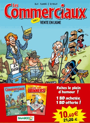 Séverine Boitelle et Arnaud Plumeri - Pack en 2 volumes - Les Commerciaux Tome 5, Vente en ligne ; Les Winners Tome 1, Aucune perte.