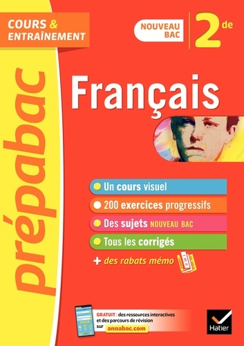 Prépabac Français 2de. nouveau programme de Seconde  Edition 2019