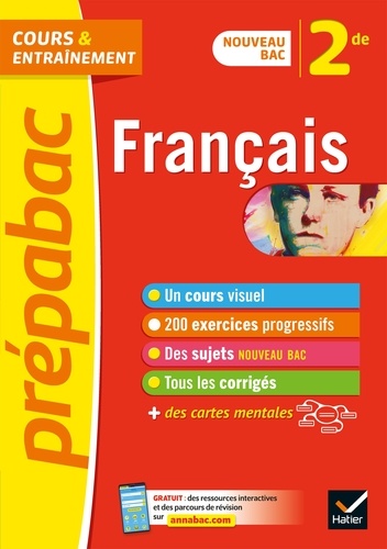 Prépabac Français 2de. nouveau programme de Seconde  Edition 2019