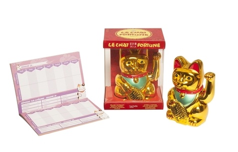 Séverine Corson-Schneider et Audrey Di-Santo - Coffret Le chat de la fortune - Avec le mythique Maneki-neko et un livre de comptes kakébo.