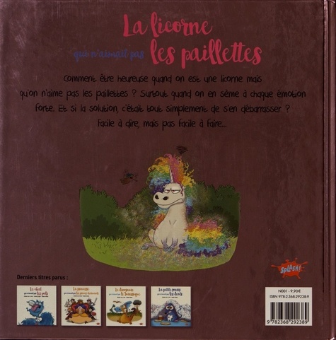 La licorne qui n'aimait pas les paillettes Edition collector - Séverine de  La Croix,Pauline Roland
