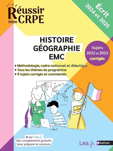 Histoire Géographie EMC. Ecrit 2024 et 2025  Edition 2024-2025