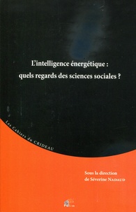 Séverine Nadaud - L'intelligence énergétique - Quels regards des sciences sociales ?.